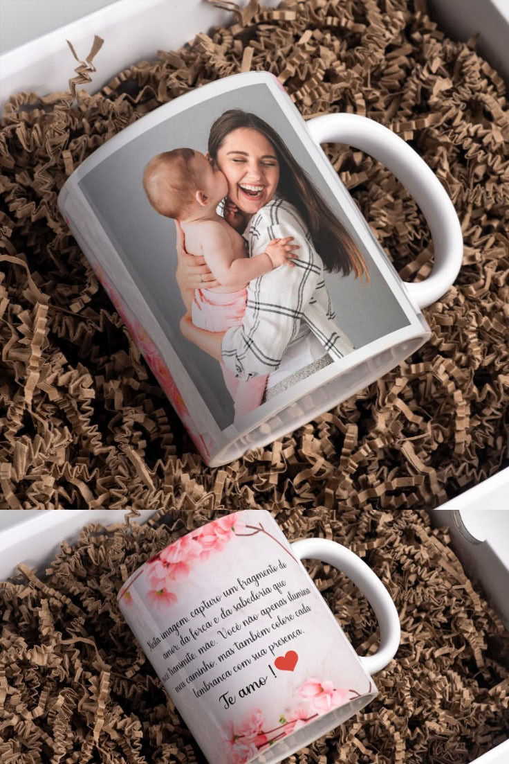 Custom Photo Mug – Personalized Mug with Your Picture & Message