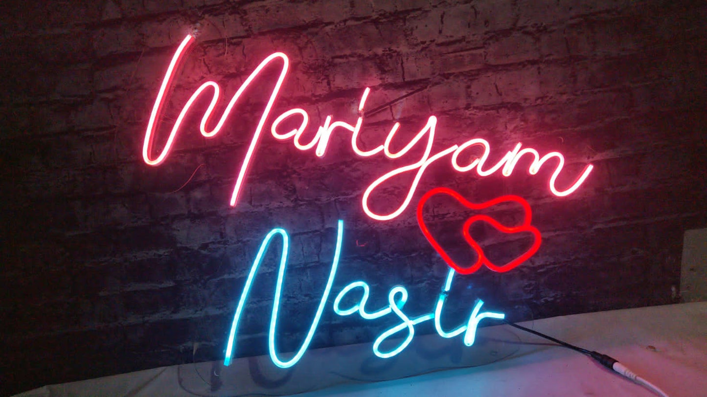 Custom Neon Name Light – Personalized LED Name Sign for Room & Gifting