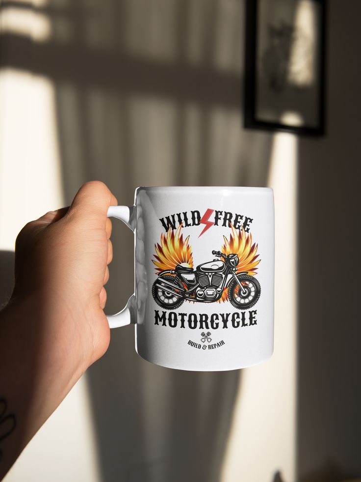 Custom Biker Lover Mug β Personalized for Motorcycle Enthusiasts