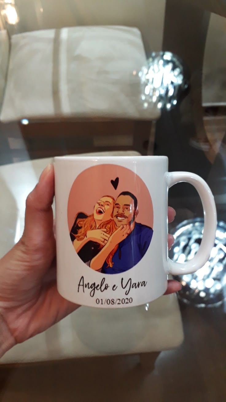 Custom Photo Mug – Personalized Mug with Your Picture & Message