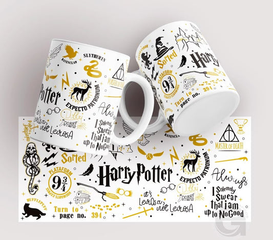 Custom Harry Potter Mug – Personalized with Name & Magical Design