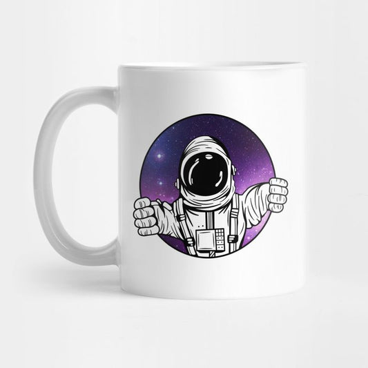 Custom Space & Astronaut Mug – Personalized with Name or Photo